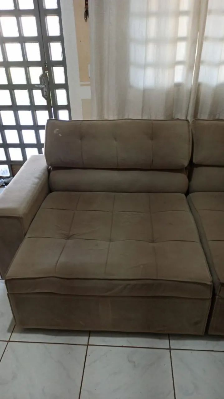 SOFA RETRÁTIL 2 metros, R$1200 - Foto 2