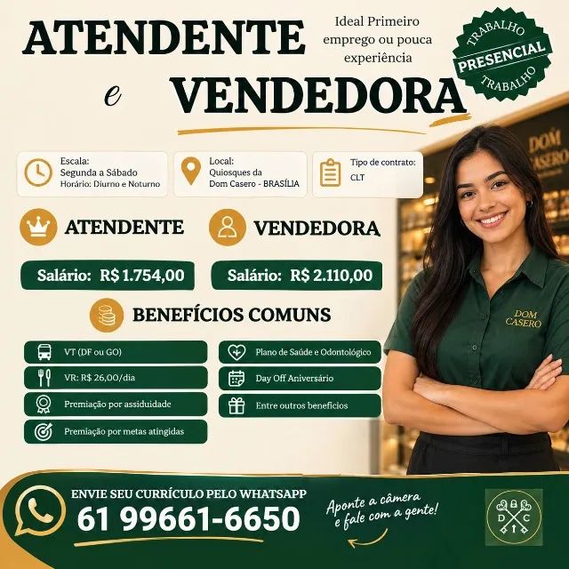 GERENTE E VENDEDOR - DOM CASERO - Foto 2