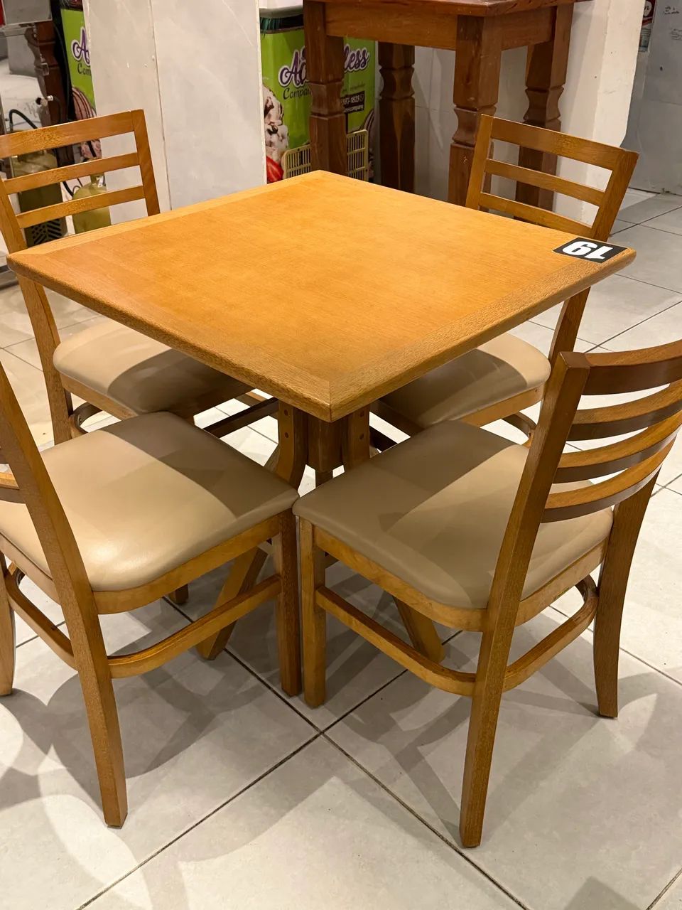 Conjunto de mesa para restaurante 