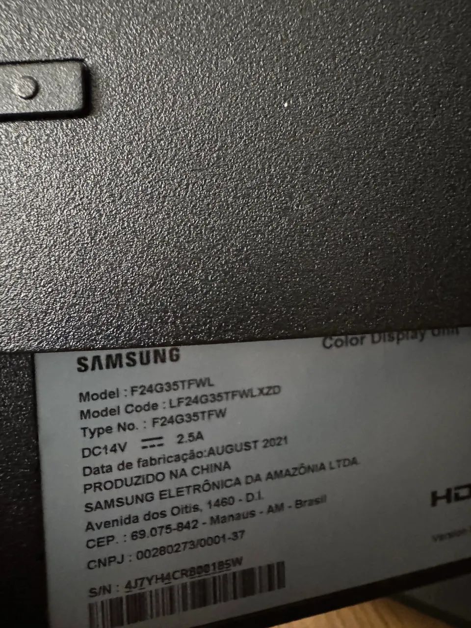 2 Monitores Samsung G3 24 polegadas FHD 144Hz - Foto 4