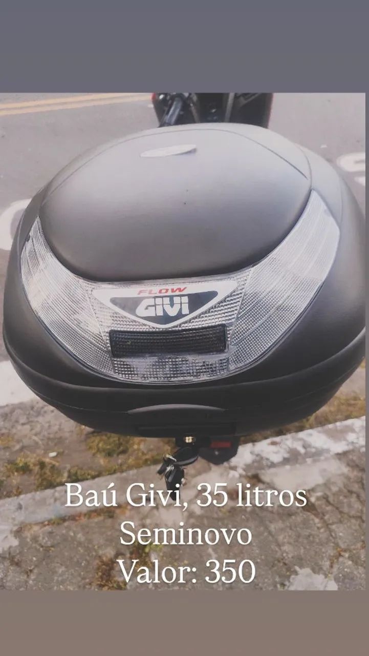 Baú de moto Givi 35 litros