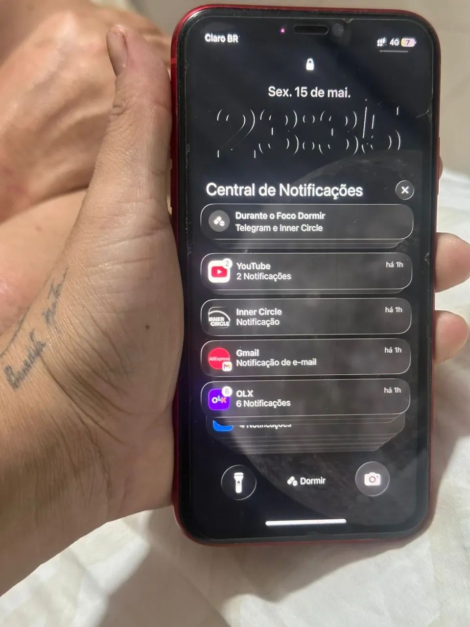Apple iPhone 11 64GB Vermelho Face ID OK Conservado - Celulares e