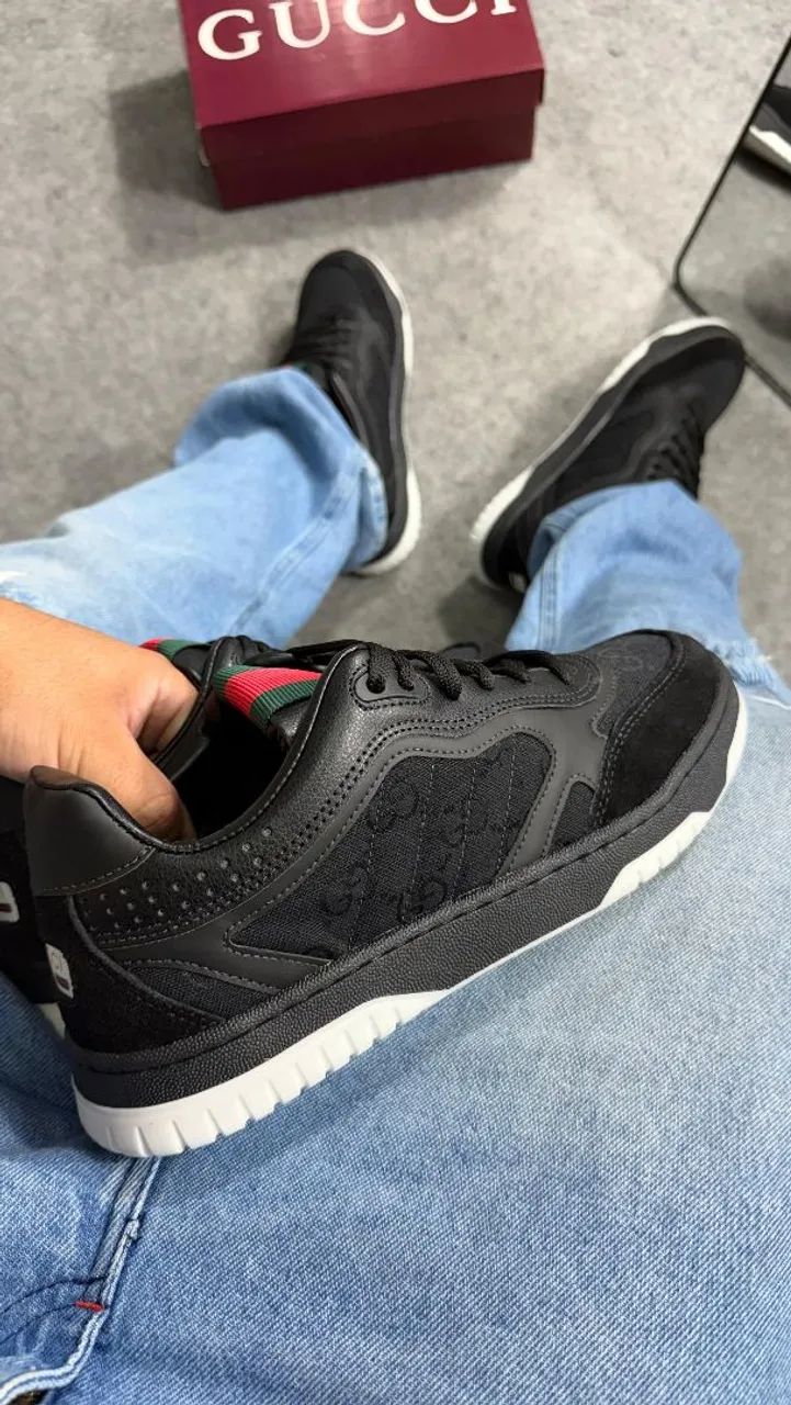TENIS GUCCI RE-WEB COURO  - Foto 2