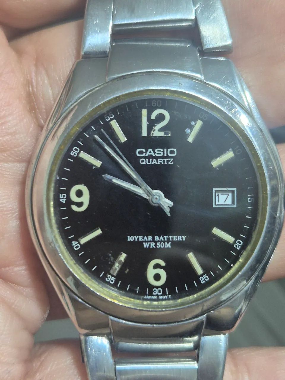 Relógio CASIO MTP-1265D  À QUARTZ  10 ANOS    -   ÓTIMO ESTADO