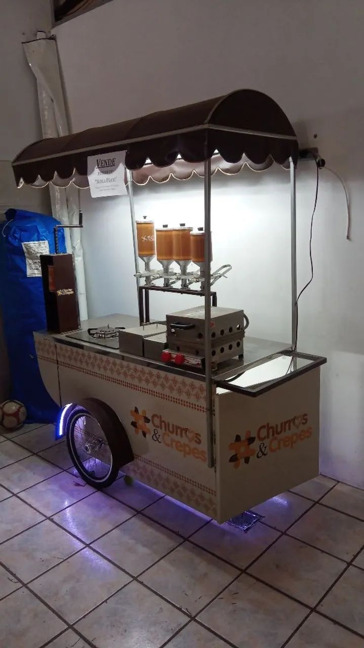 Carrinho de churros e crepe - Foto 3