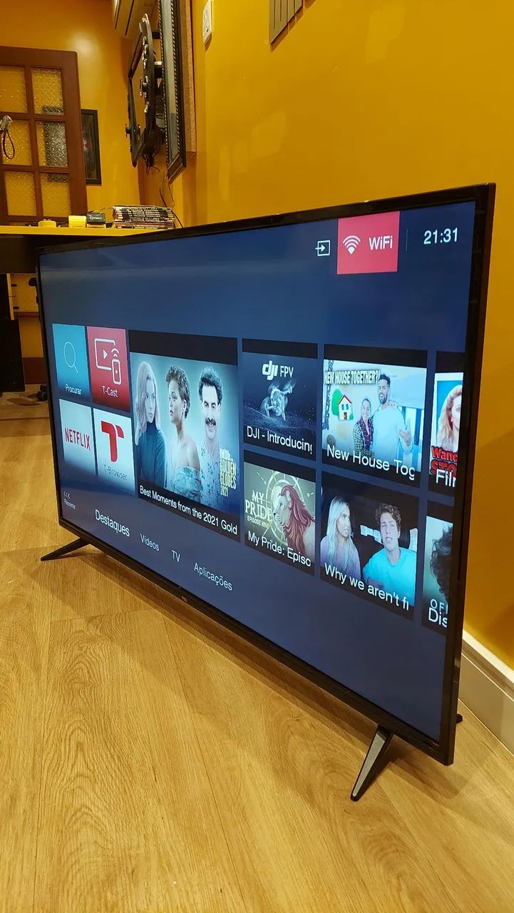 Smart TV TCL 4k 50Pol. Semi nova! - Foto 5