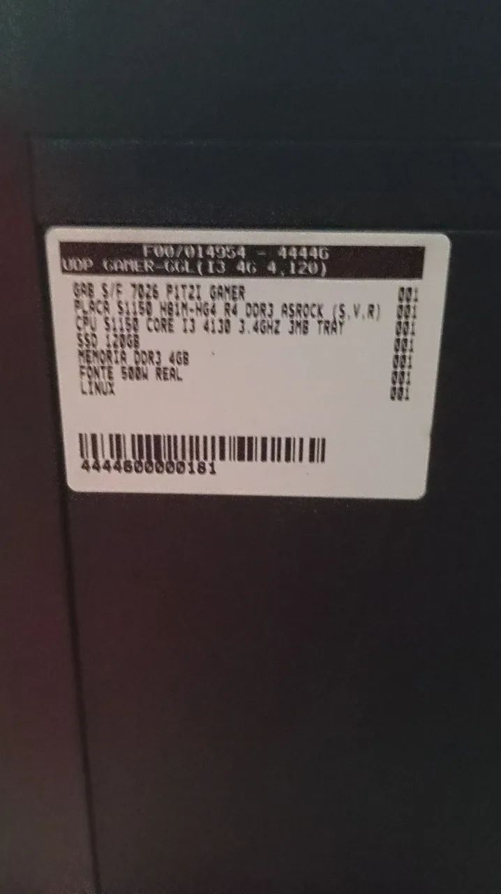Computador ótimo !