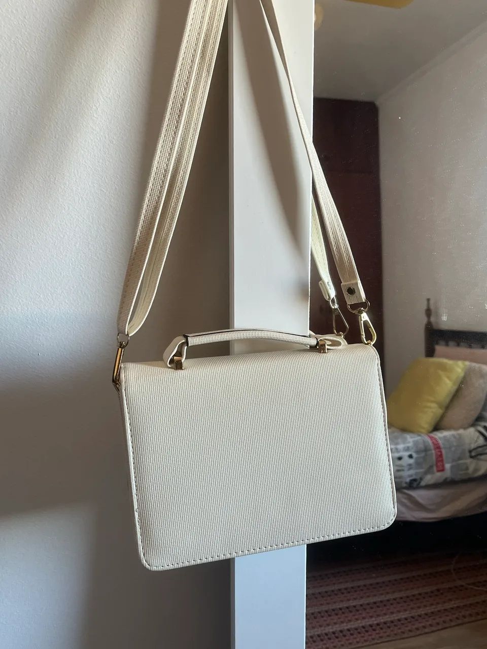 Bolsa feminina cor creme - Foto 3