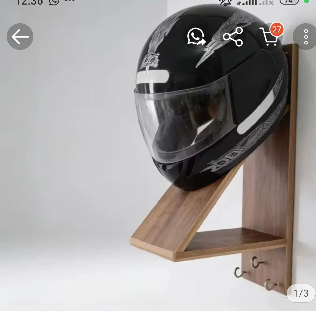 Suporte capacete