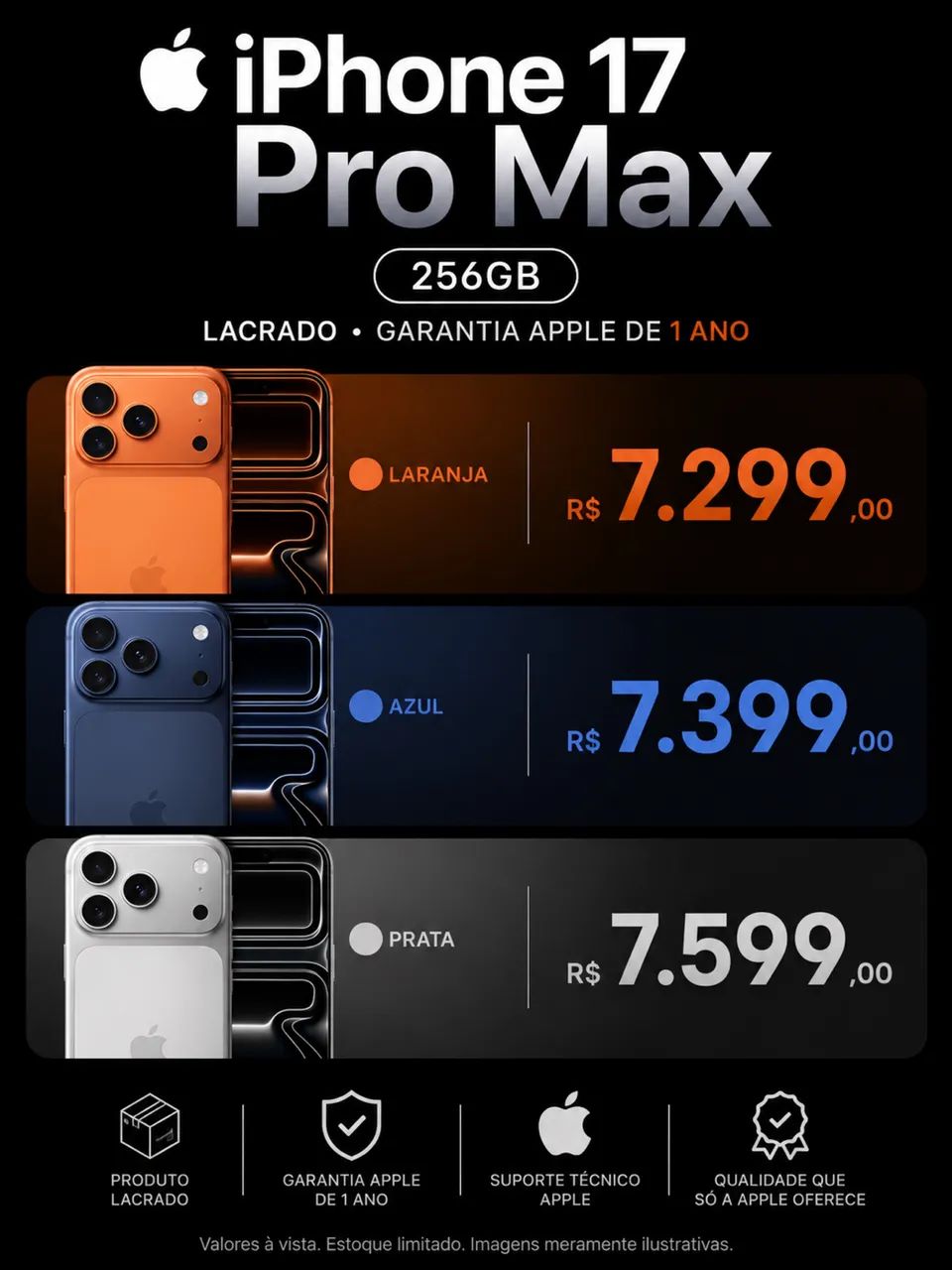 IPHONE 17 PRO MAX 256GB E-SIM