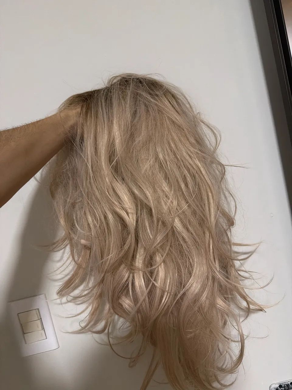 2 perucas de cabelo de verdade 