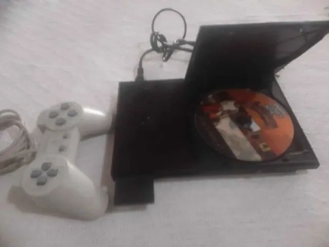 Playstation 2 com jogos - Foto 2