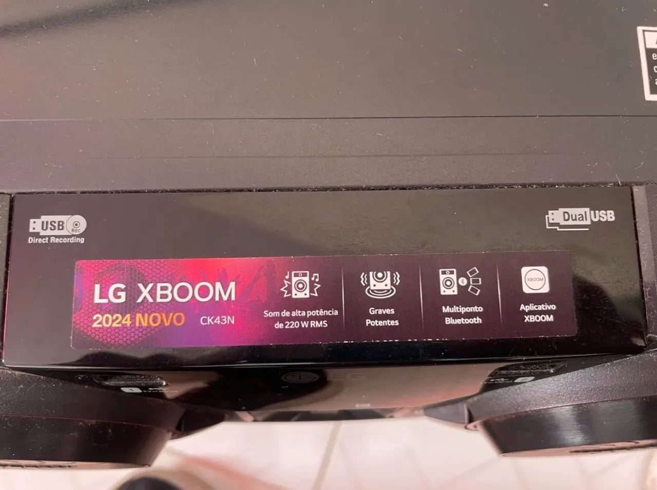 Mini System LG XBOOM 220W RMS - Foto 2