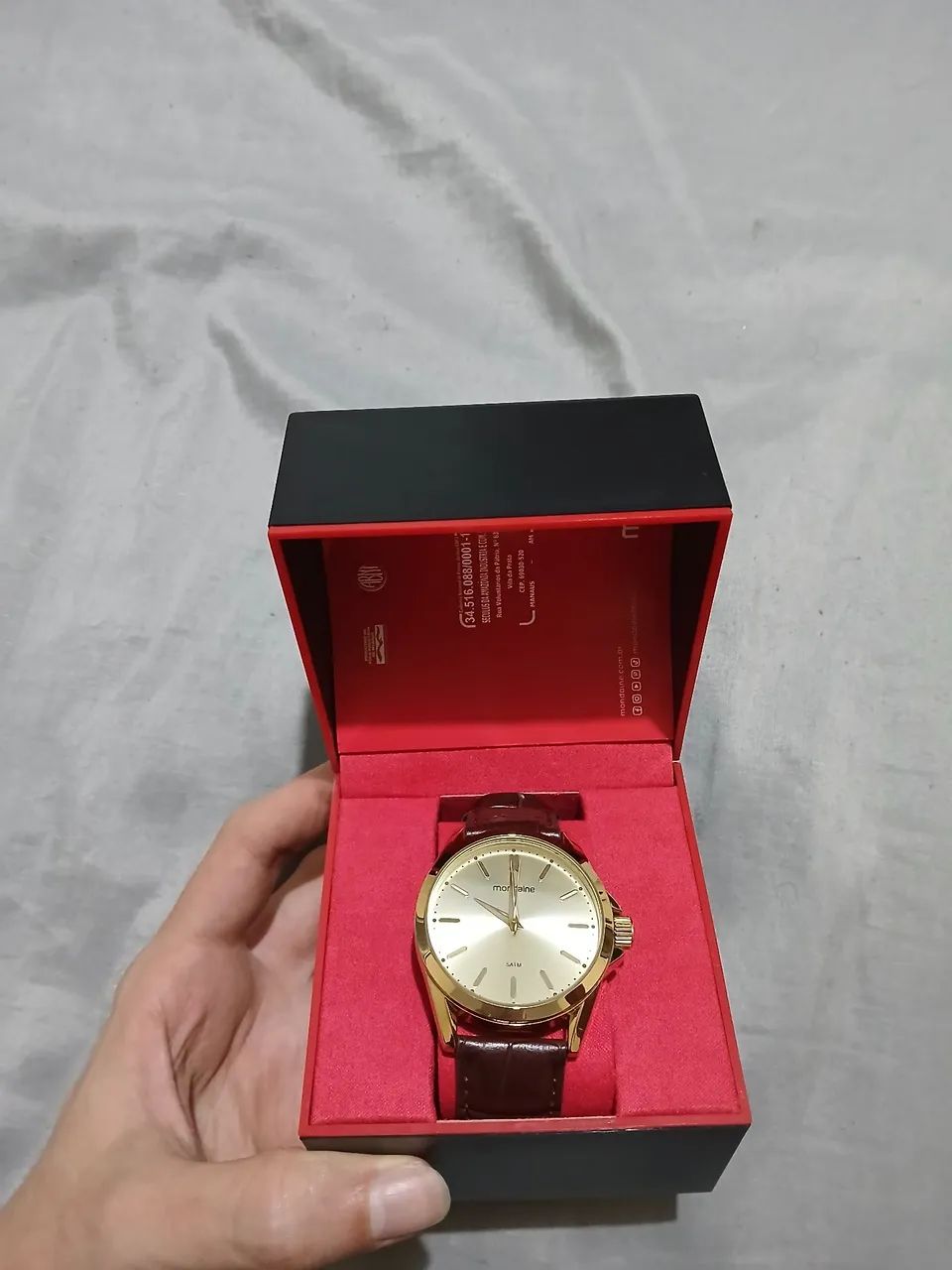 Relógio mondaine masculino 