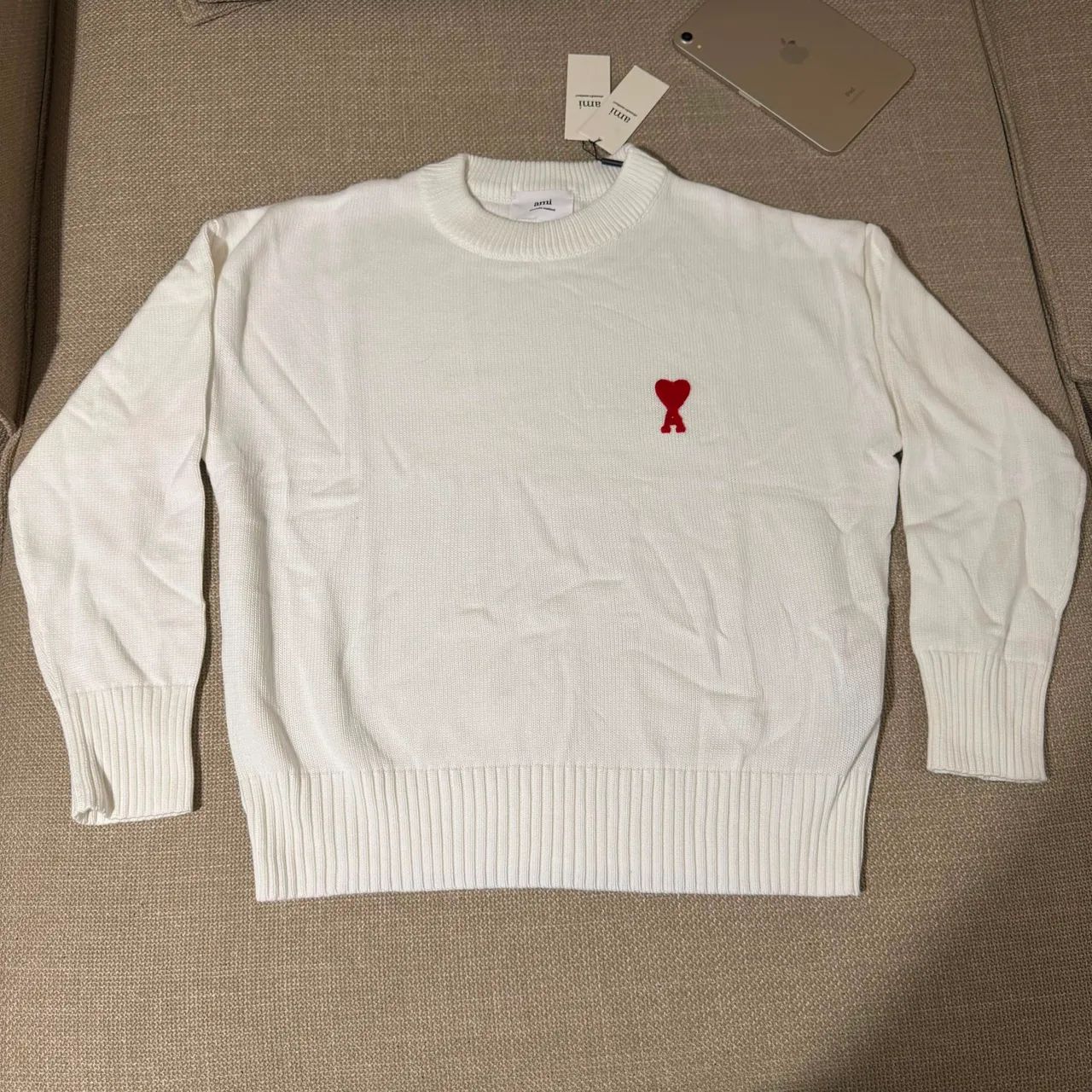 suéter ami paris branco p