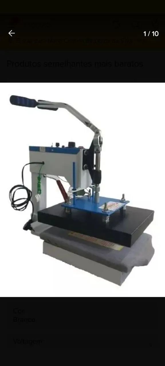 Vendo maquinaria de estampar camisetas, azulejos e MDF da marca Compacta Print - Foto 4