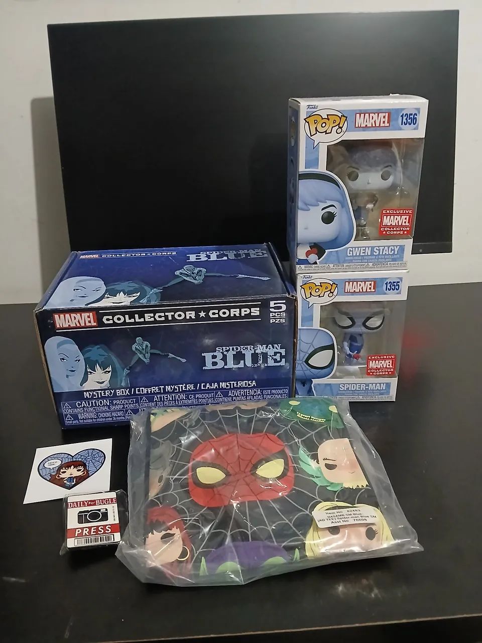 Box funko pop edição especial homem-aranha 