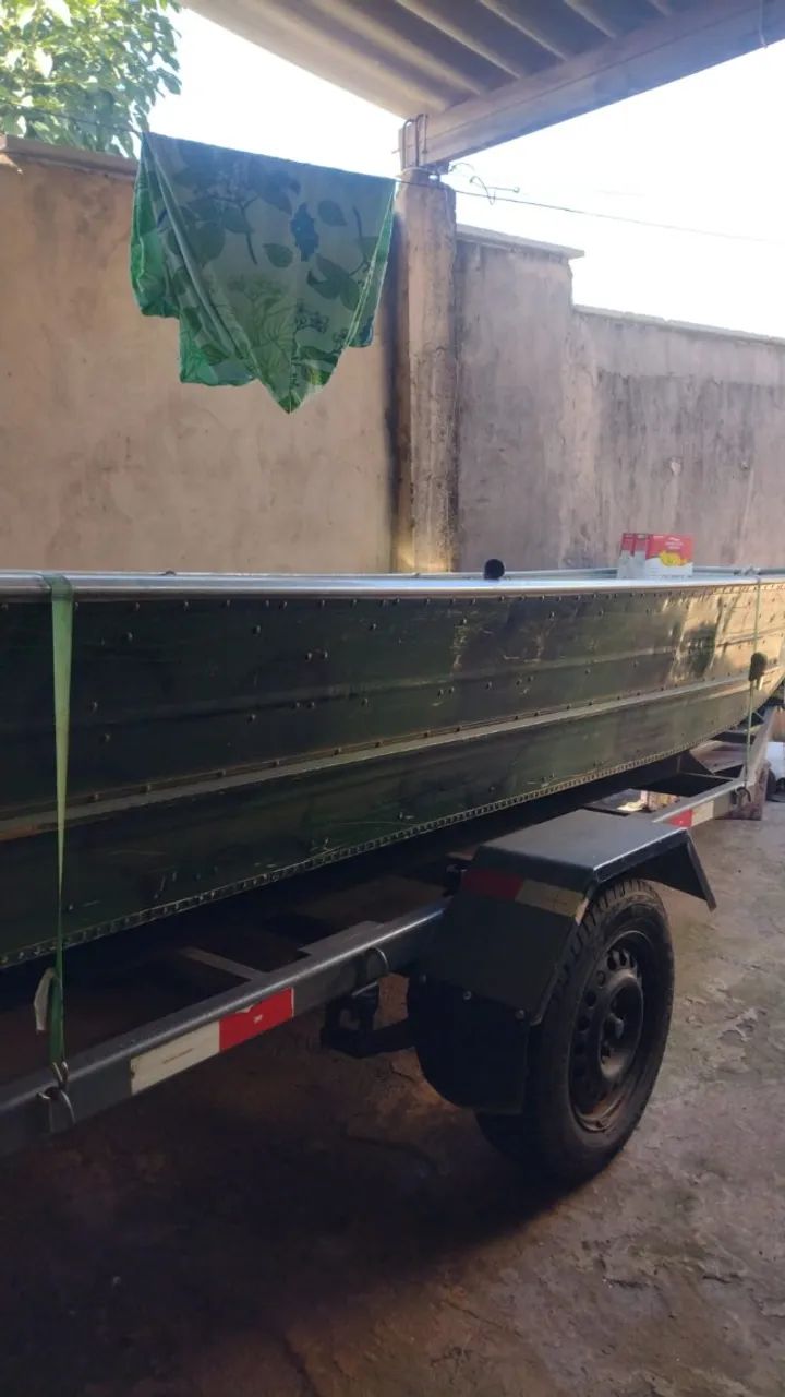 Barco, motor e carretinha - Foto 3