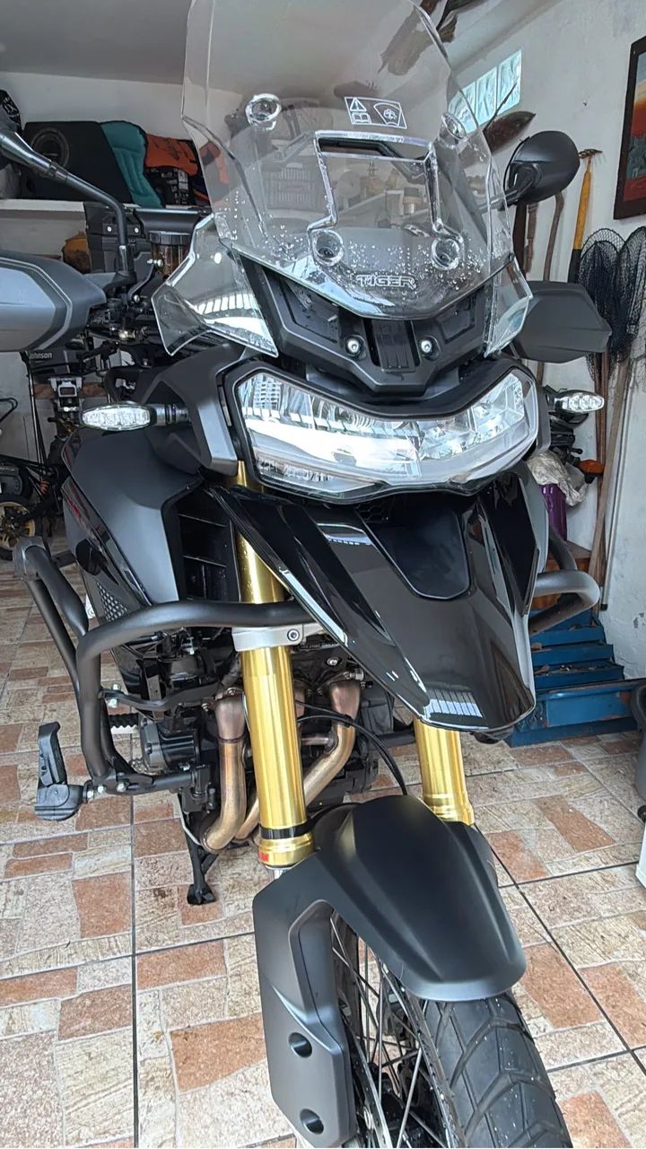 Vendo Tiger 1200 Black Edition impecável - Foto 4