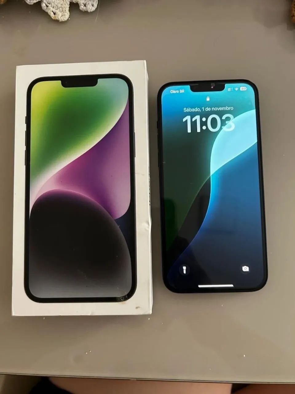 iPhone 14 plus 128gb cor meia noite - Celulares e Smartphones
