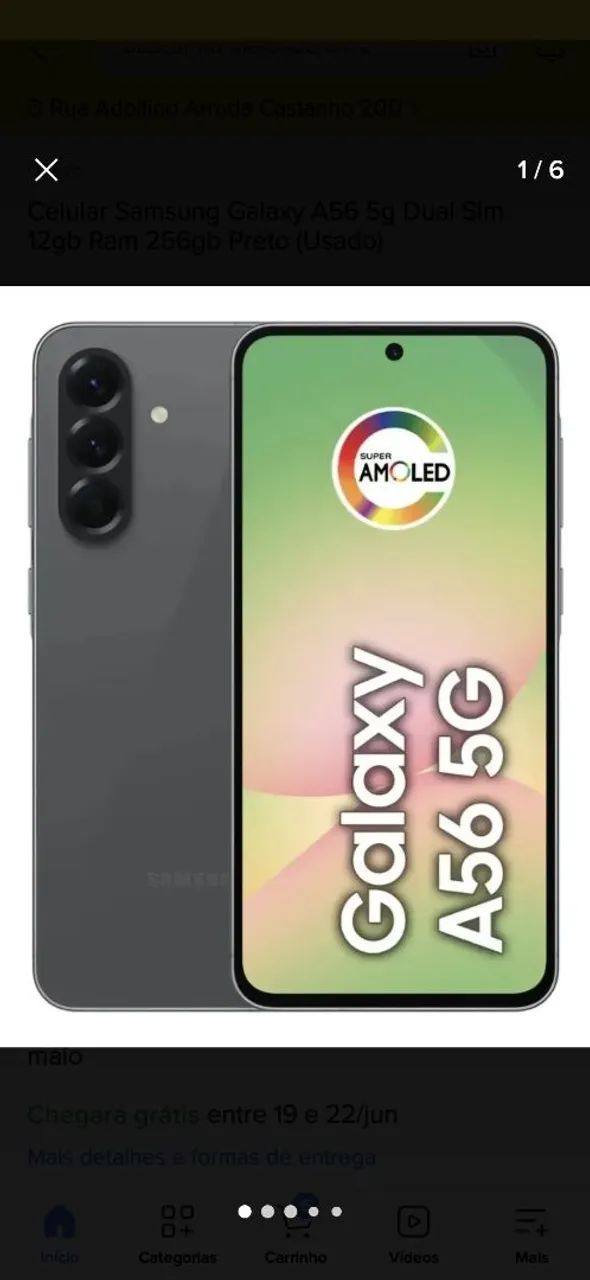 GALAXY A56 5G 256GB 50mp 5000mah (NOVO LACRADO) - Celulares e
