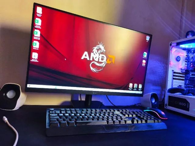 Monitor Gamer 27 Polegadas LG Full HD Free Sync 75 Hz Modelo 27MP400 Semi Novo + Caixa - Foto 2