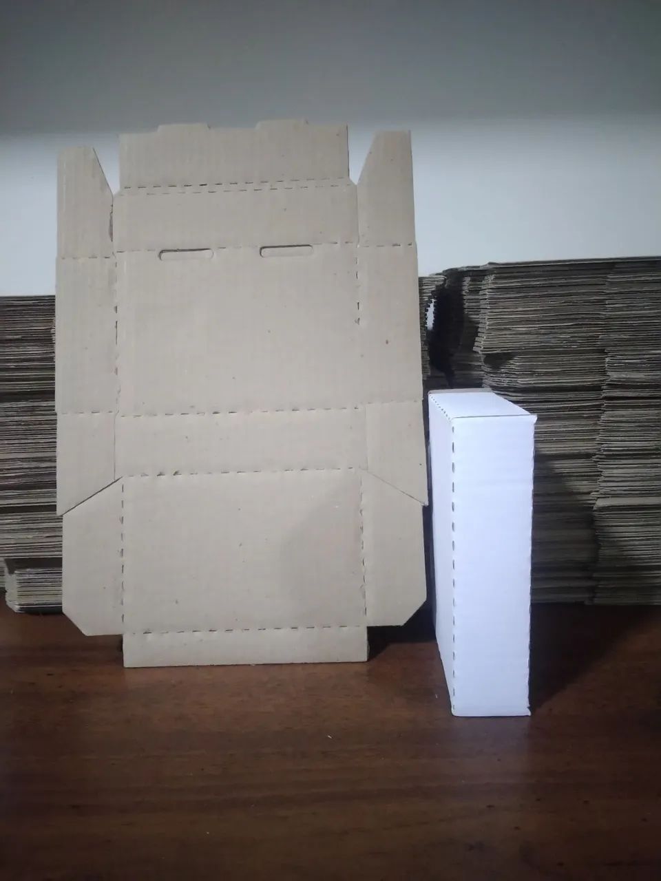 LOTE COM 150 CAIXAS DE PAPELÃO BRANCAS SEM LOGO 16X11X4 - Foto 5