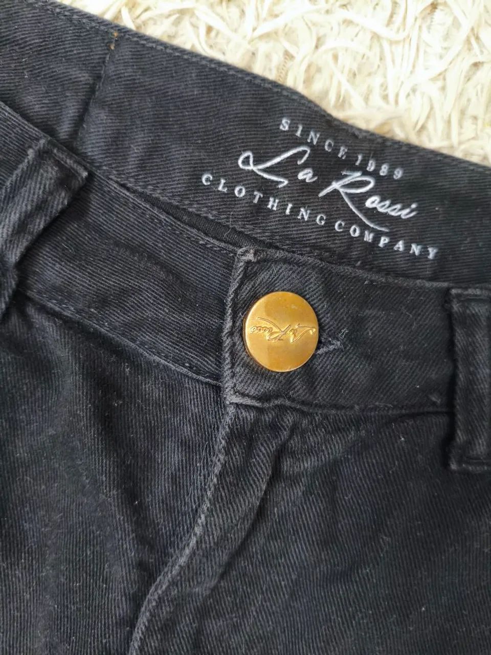 Short jeans preto - Foto 3