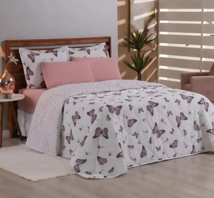 KIT COLCHA CAMA CASAL/QUEEN - Foto 2