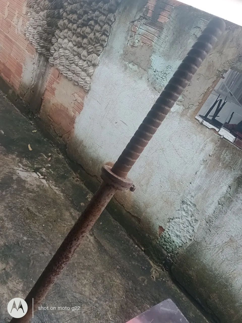 Barra maciça musculação  - Foto 4