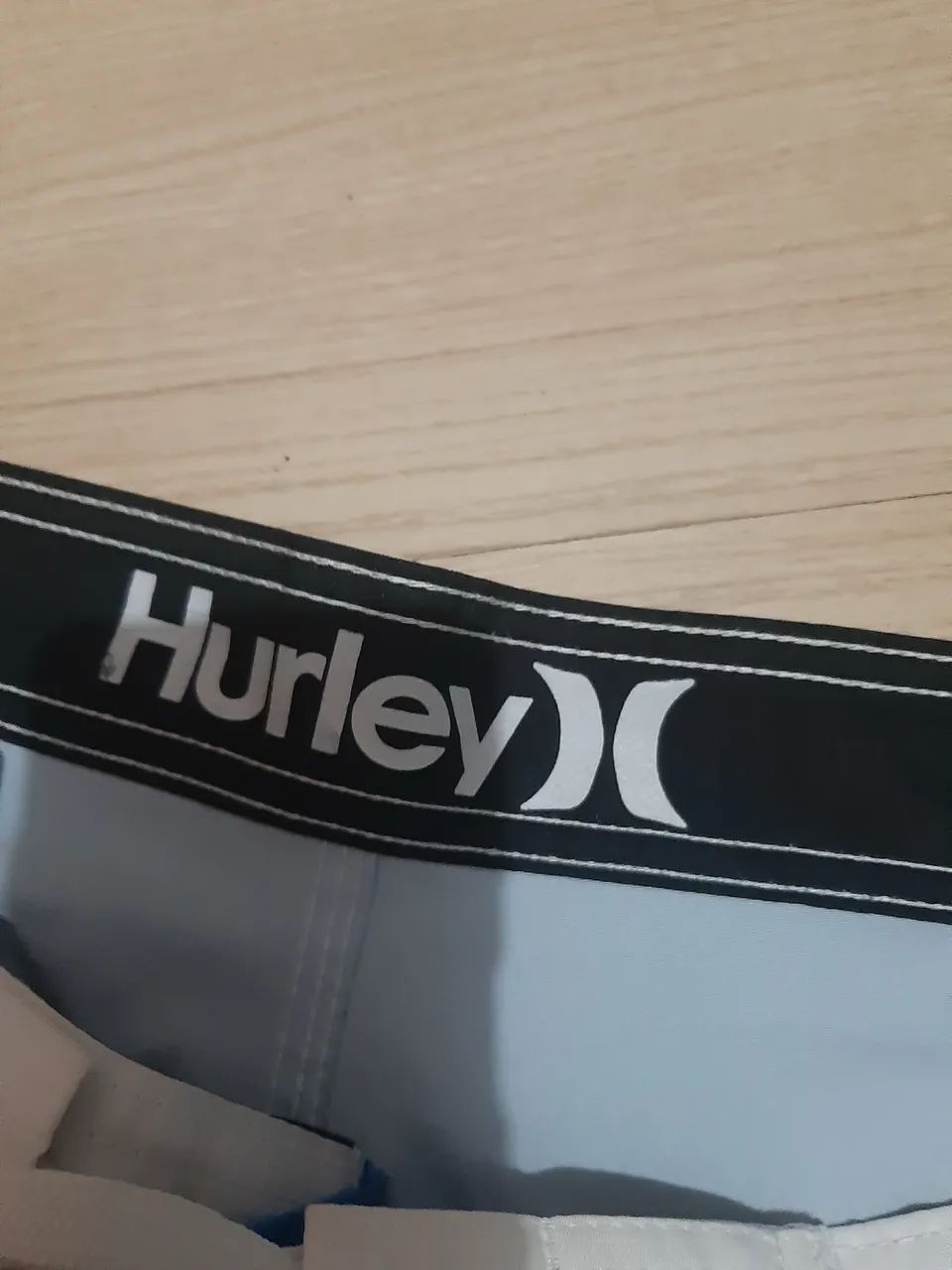 Bermuda Hurley Tam 56 Plus Size Azul Claro - Foto 3