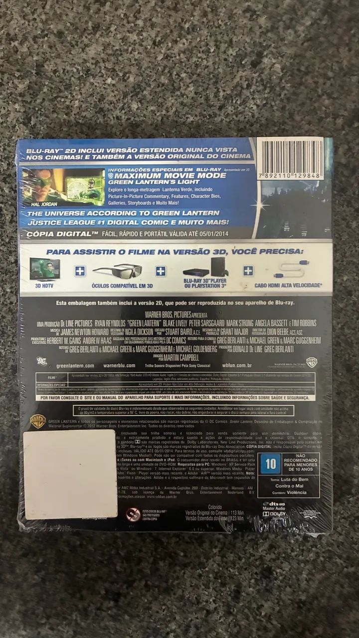 Blu ray 3D Lanterna Verde LACRADO - Foto 2
