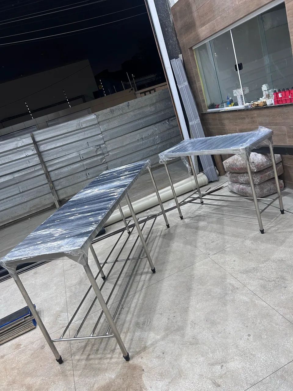 Mesas de aço inox 304