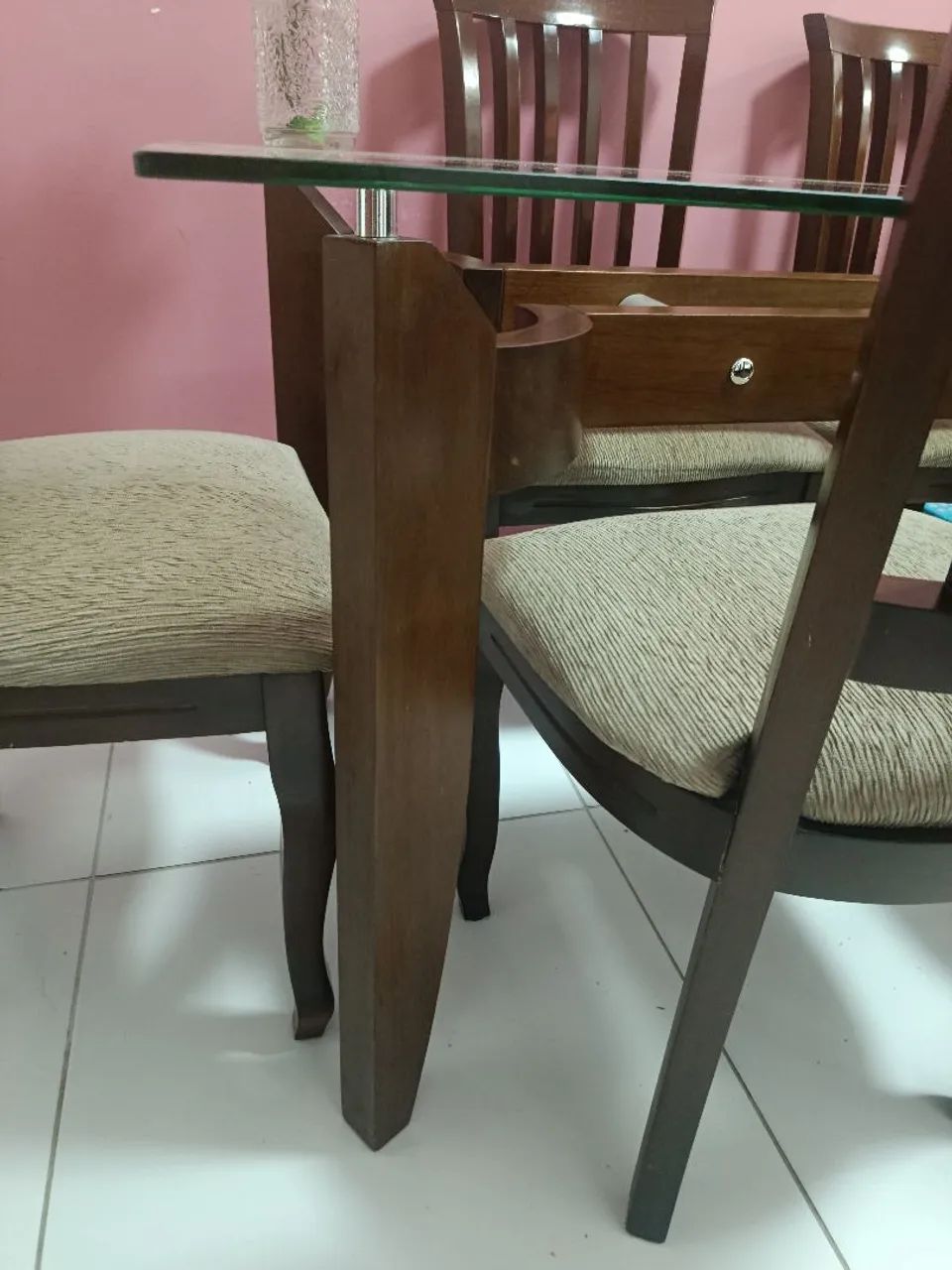 Mesa linda 6 cadeiras - Foto 4