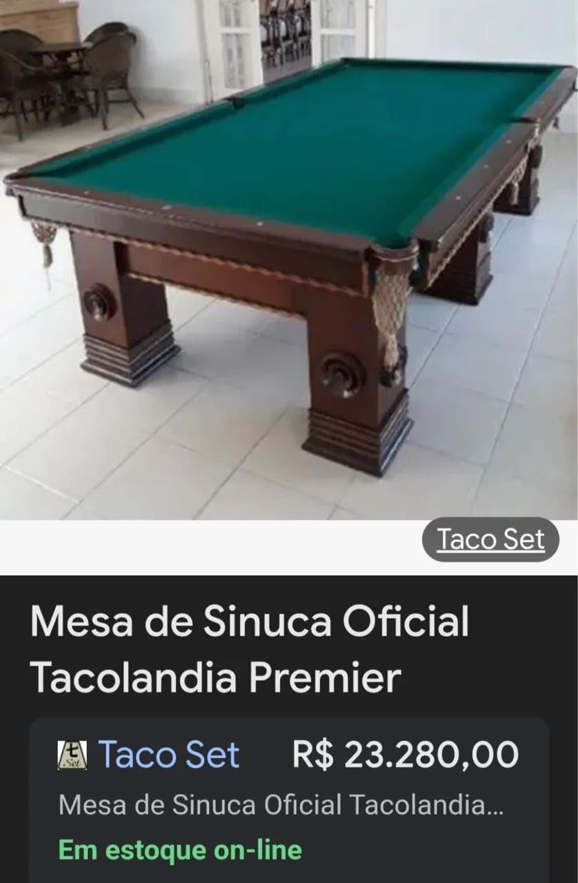 MESA DE BILHAR TACOLÂNDIA - Foto 4