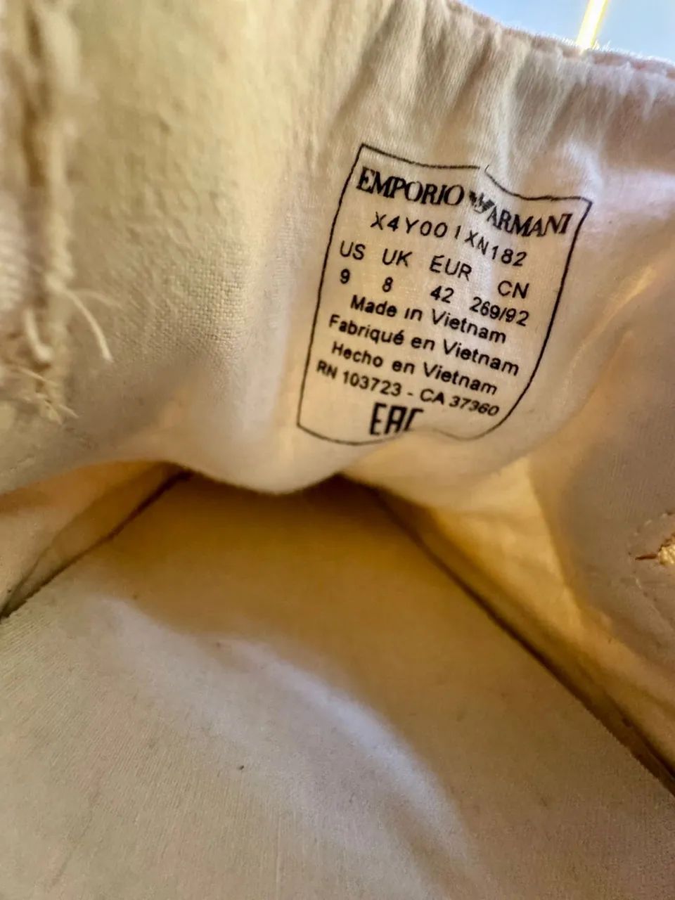 Slip on Emporio Armani TAM 41 - Foto 4