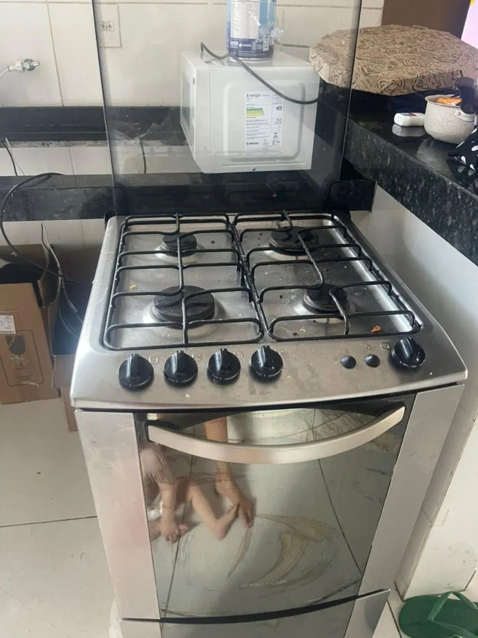 Fogão 4 bocas Eletrolux ótimo estado  - Foto 3