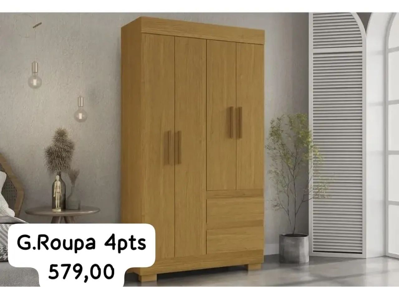 Guarda roupa Maya com o sem espelho  - Foto 2