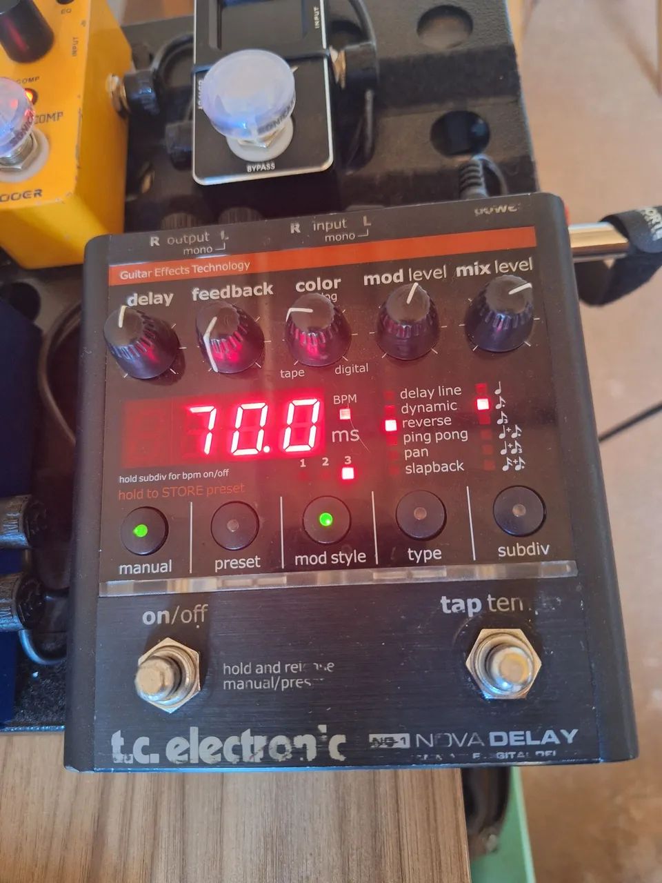 nova delay tc electronic