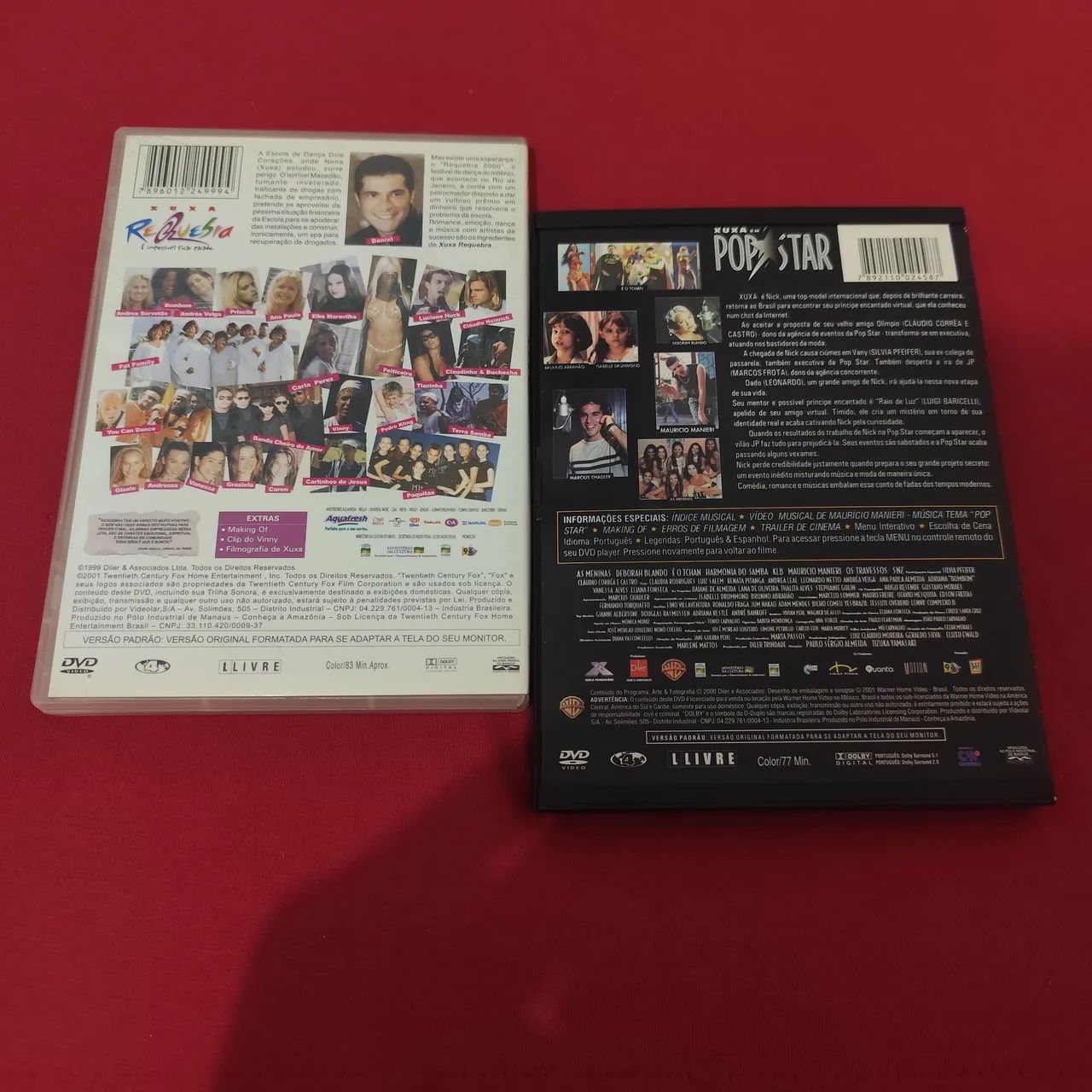 DVD Xuxa Requebra e Xuxa Popstar - Original - Foto 2