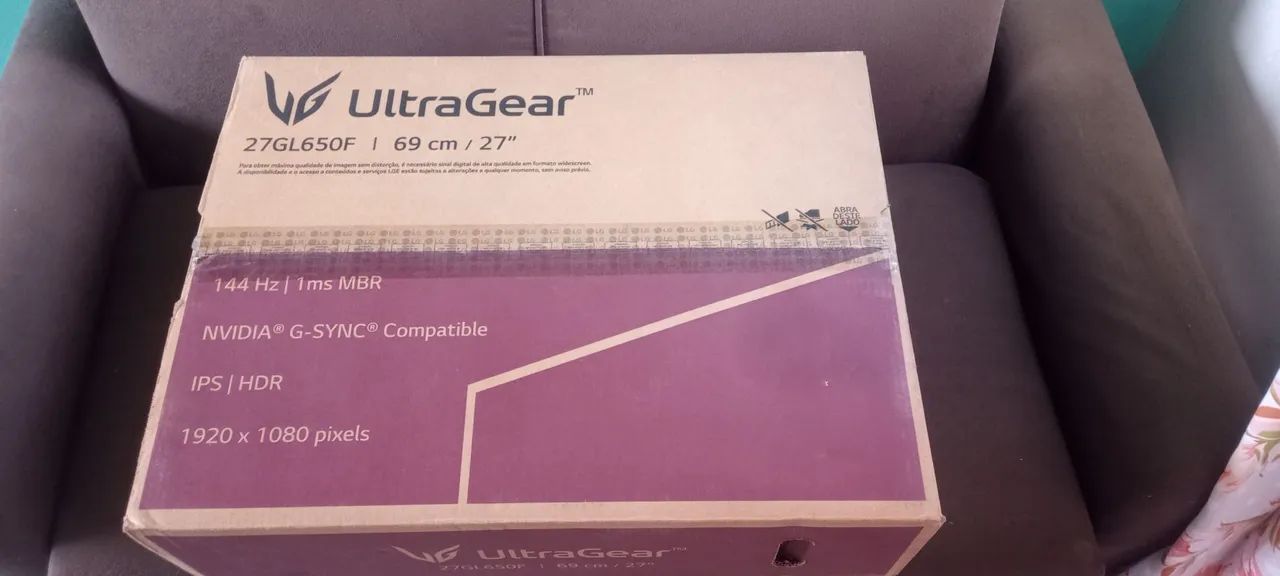 Monitor gamer Lg 144hz 1ms ultra gear 27 polegadas  - Foto 2