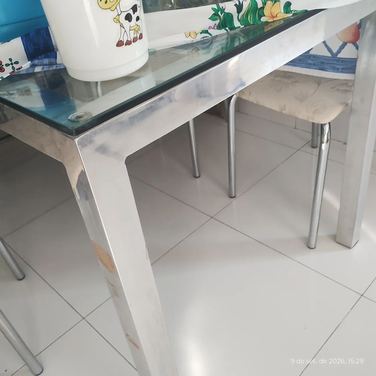 Mesa e cadeiras para cozinha - Foto 2