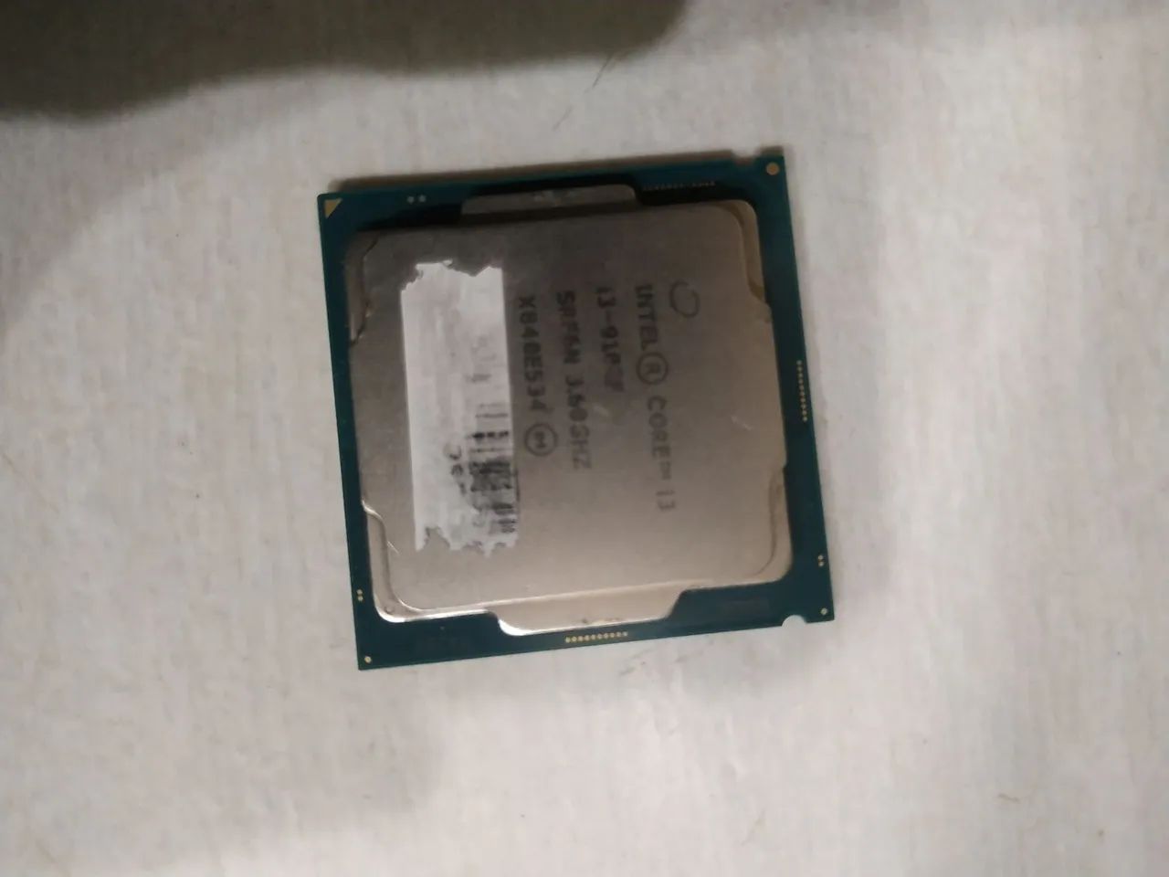 USADO - processador i3 9100F 3.6 GHz 