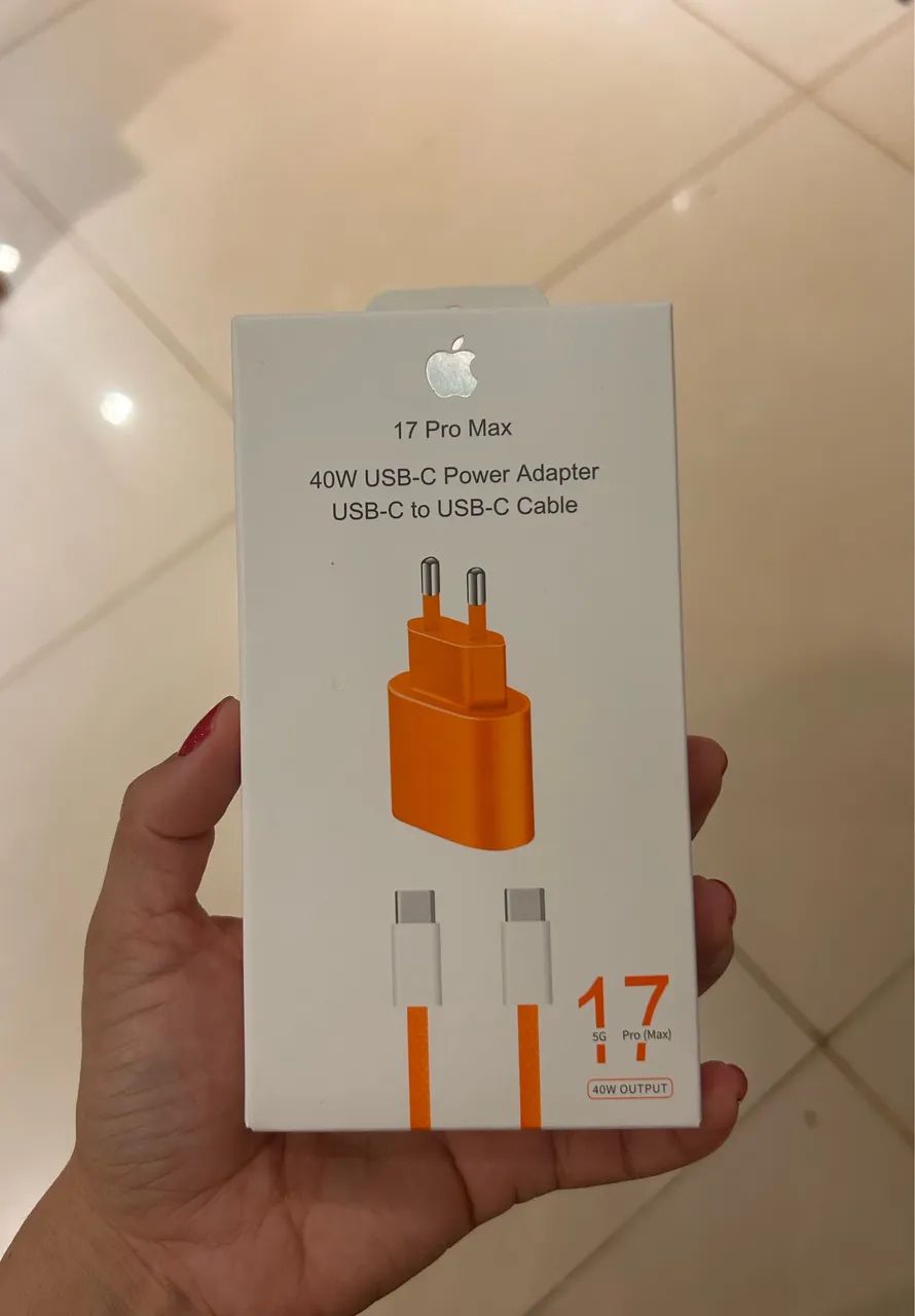 Carregador tipo C para iPhone 