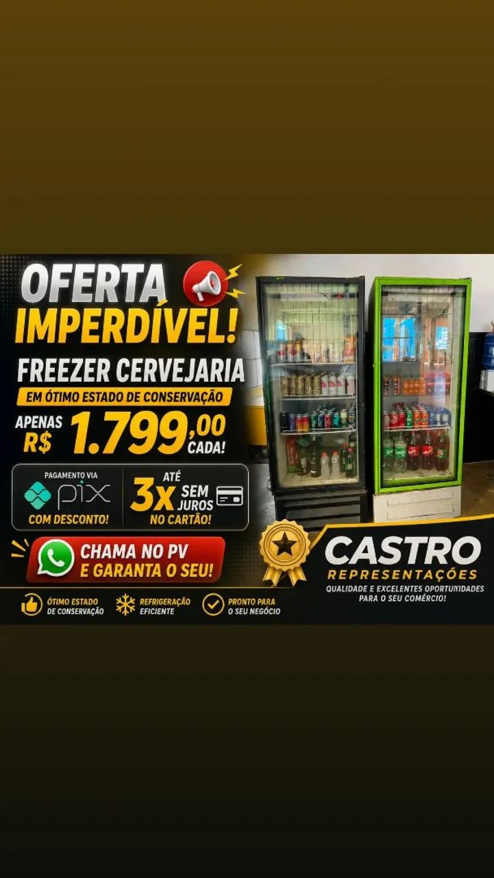 Freezer e cervejaria ótimo estado de conservação 