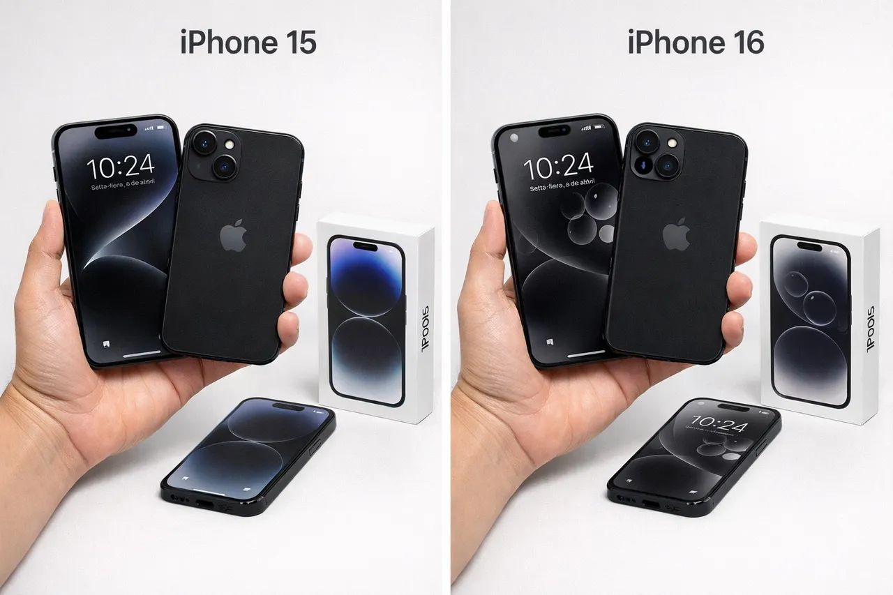 Vendo iPhone 15 e iPhone 16 128gb - Cor preta