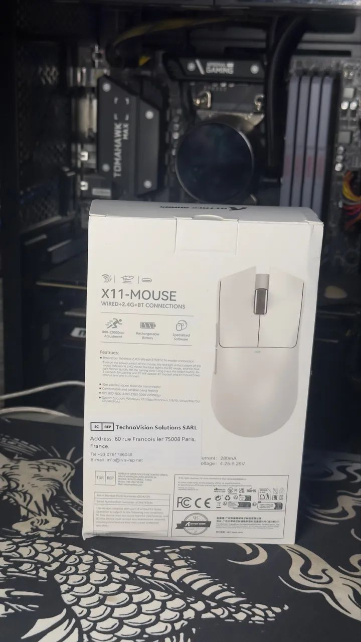 Vendo Mouse sem Fio Attack Shark X11 - Foto 2