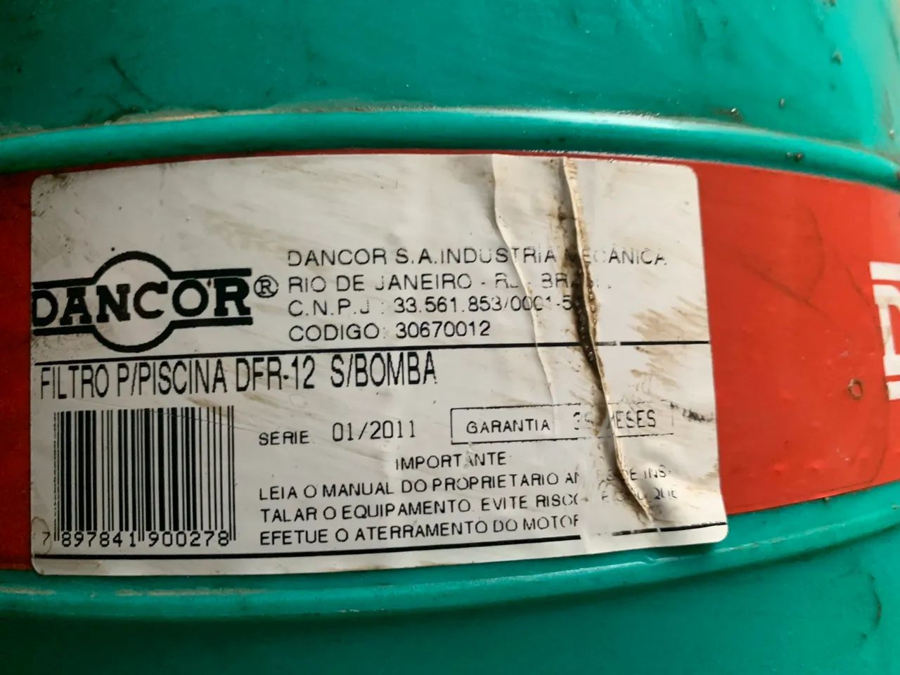 Filtro de piscina e bomba 