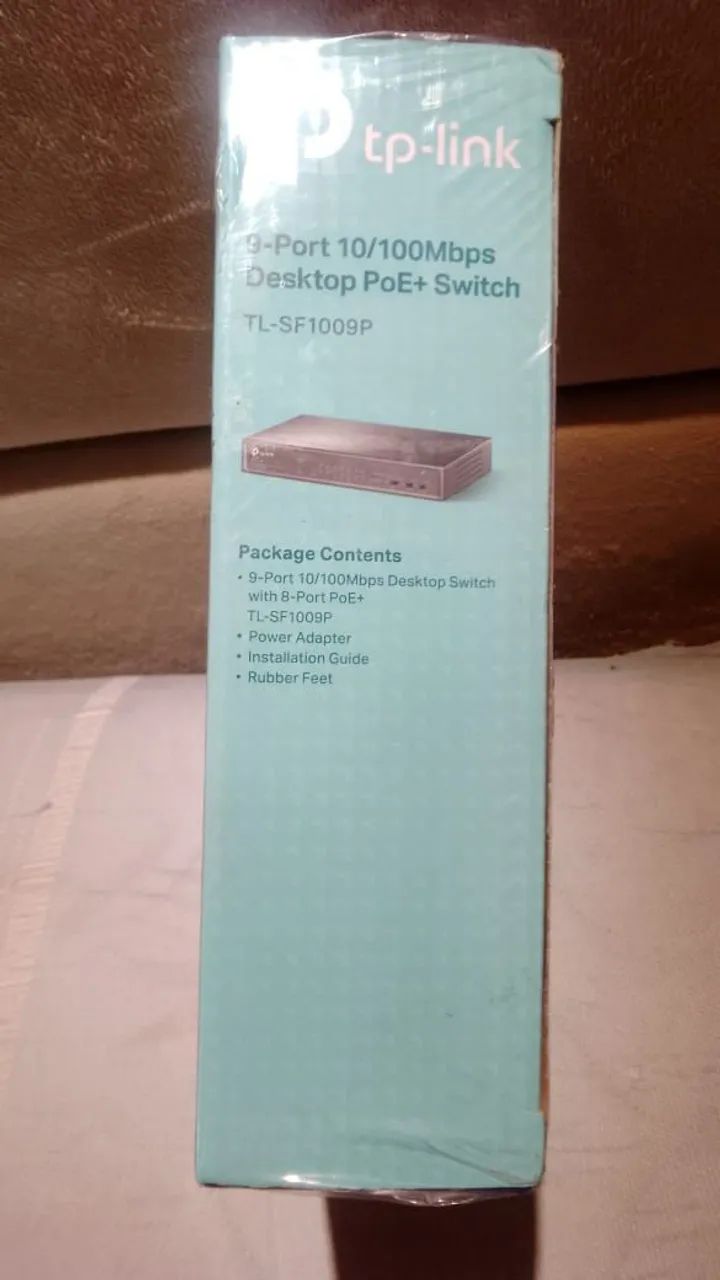 Switch PoE TP-Link TL-SF1009P 9-port 10/100 Mbps - Foto 3