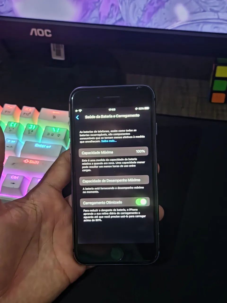Iphone 8 semi novo - Foto 4